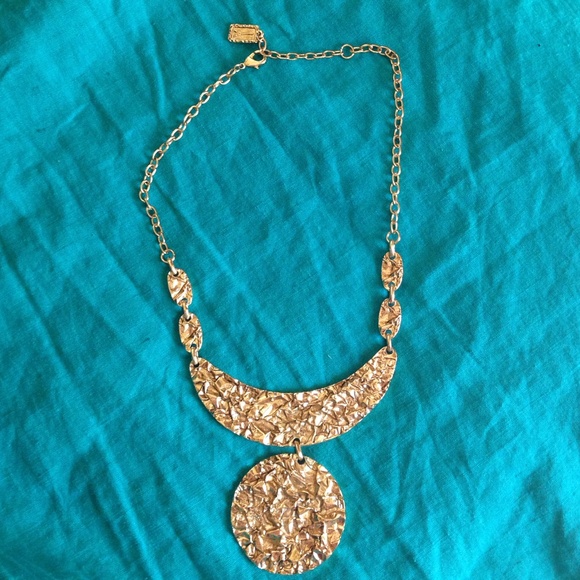 💟NWOT💟 Karine Sultan Statement Necklace • 18K Gold Plated - Picture 3 of 4